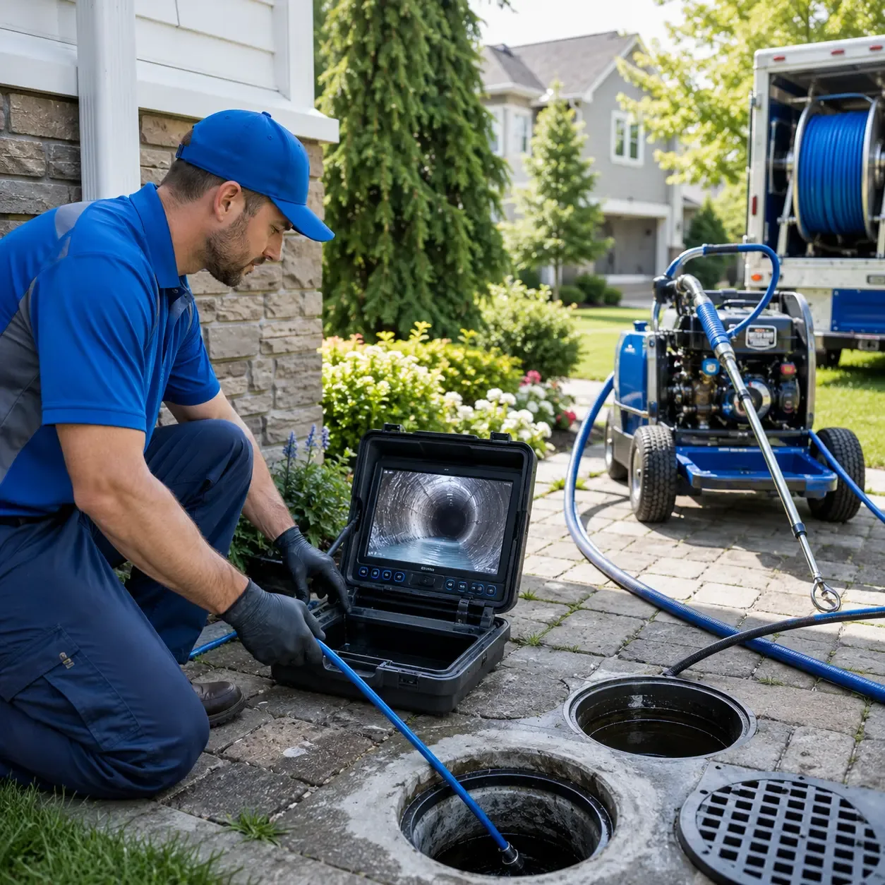 Outdoor drain cleaning professionals serving Leesburg, AL